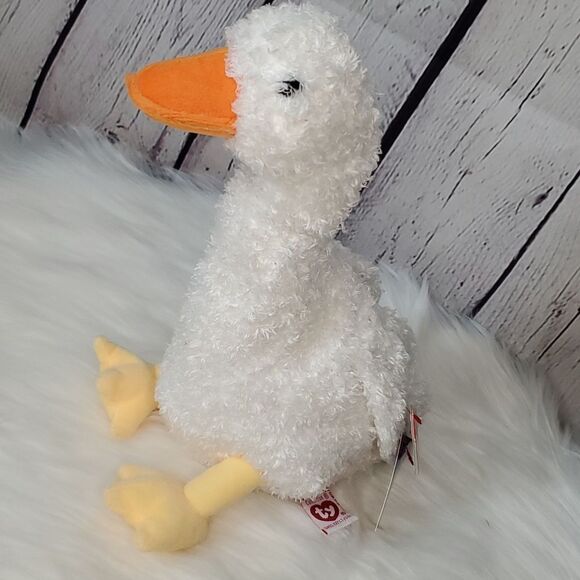 🆕️Charlotte's Web Gussy The Goose Exclusive Ty Beanie Baby Buddy Plush Toy Y2K - Picture 2 of 8